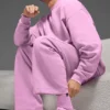 Unisex halvhøye scrunch-sokker – Candy Heart Pink