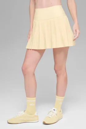 Unisex halvhøye Throwback-sokker – Candlelight Yellow/White