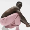 Unisex halvhøye Throwback-sokker – Vintage rosa/hvit