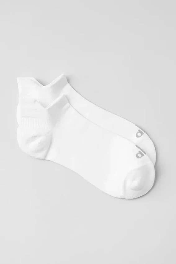 Unisex Performance Tab-sokker – hvit/titan