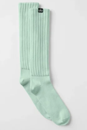 Unisex-scrunch-sokker – spearmint
