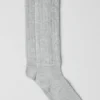 Unisex-sokker med rynket kant – Athletic Heather Grey