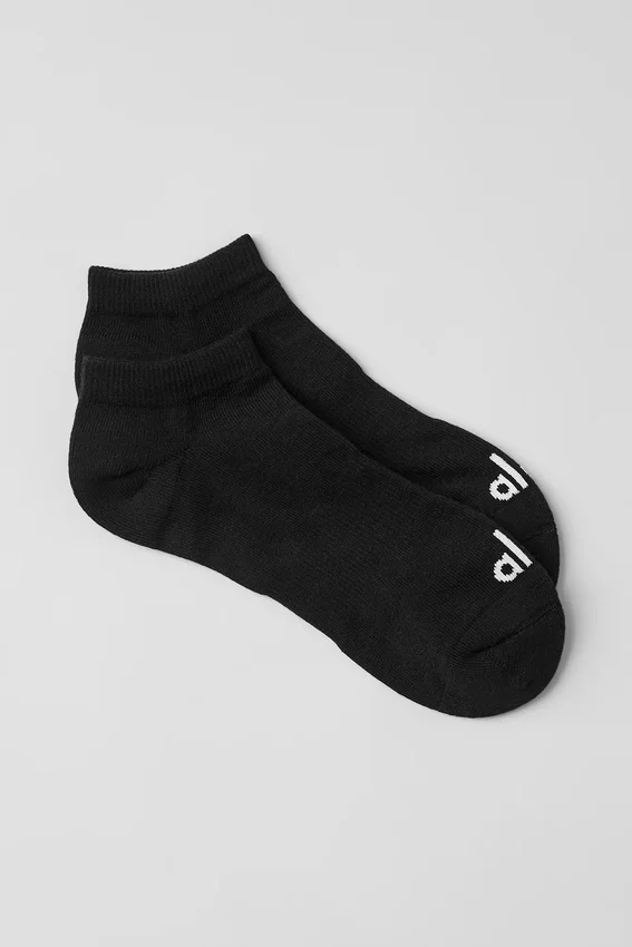 Unisex Street-sokker – svart/hvit