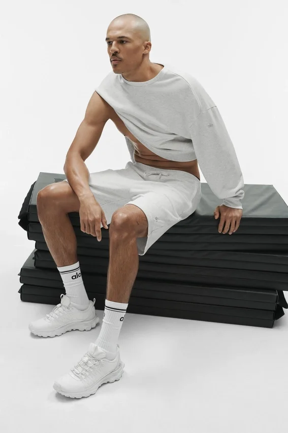 Unisex Throwback-sokker – hvit/svart