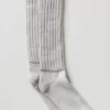 Unisex Washed Scrunch Sokker – Hazy Grey Wash