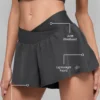 V-Cute løpeshorts – antrasitt
