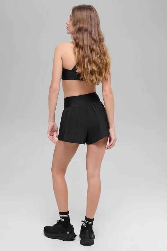 V-Cute løpeshorts – svart