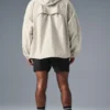 Vantage nylon ripstop-treningsjakke – benhvit