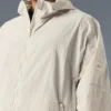 Vantage nylon ripstop-treningsjakke – benhvit