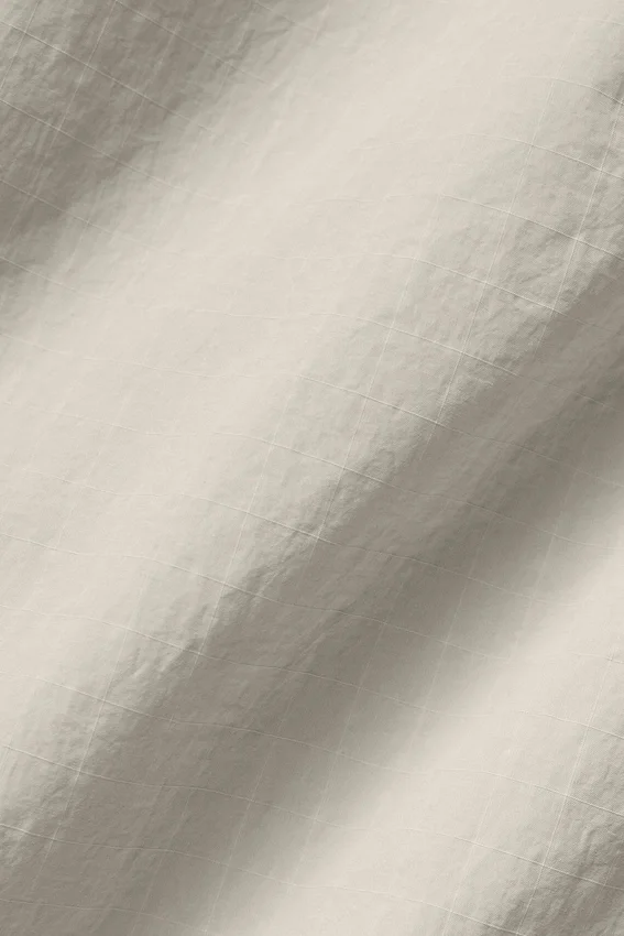 Vantage nylon ripstop-treningsjakke – benhvit