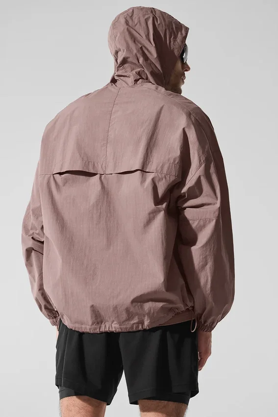 Vantage Nylon Ripstop-treningsjakke – Mushroom