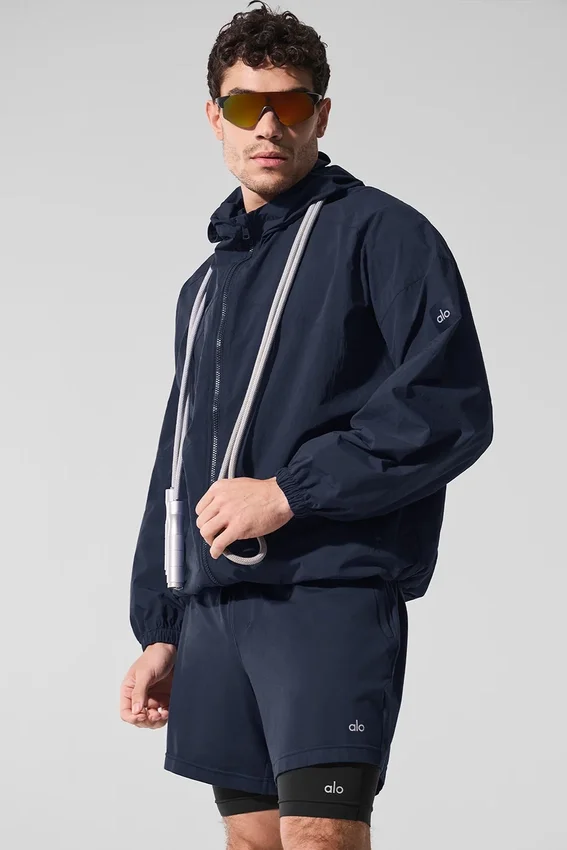 Vantage nylon ripstop-treningsjakke – Navy