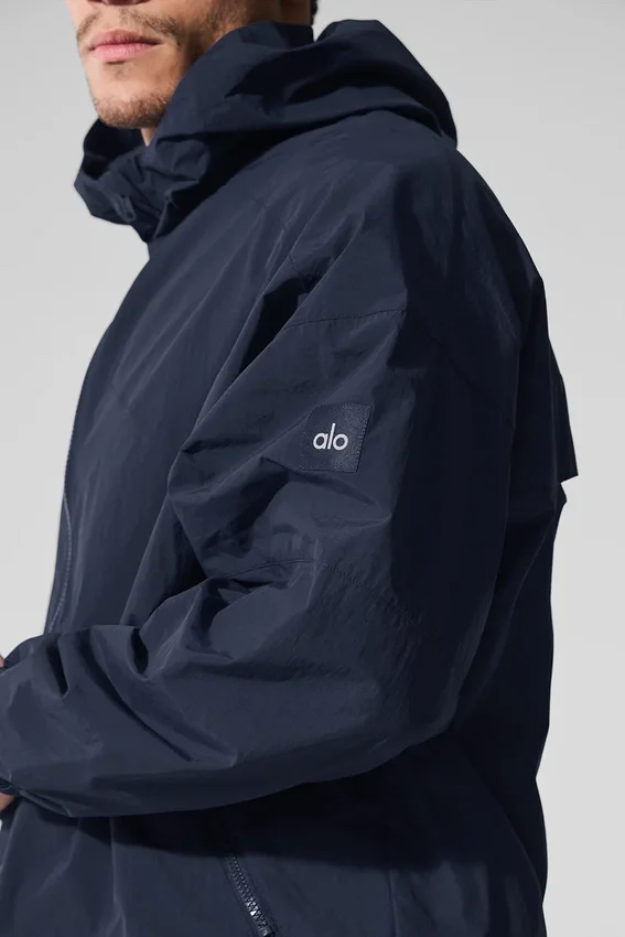 Vantage nylon ripstop-treningsjakke – Navy