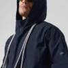 Vantage nylon ripstop-treningsjakke – Navy