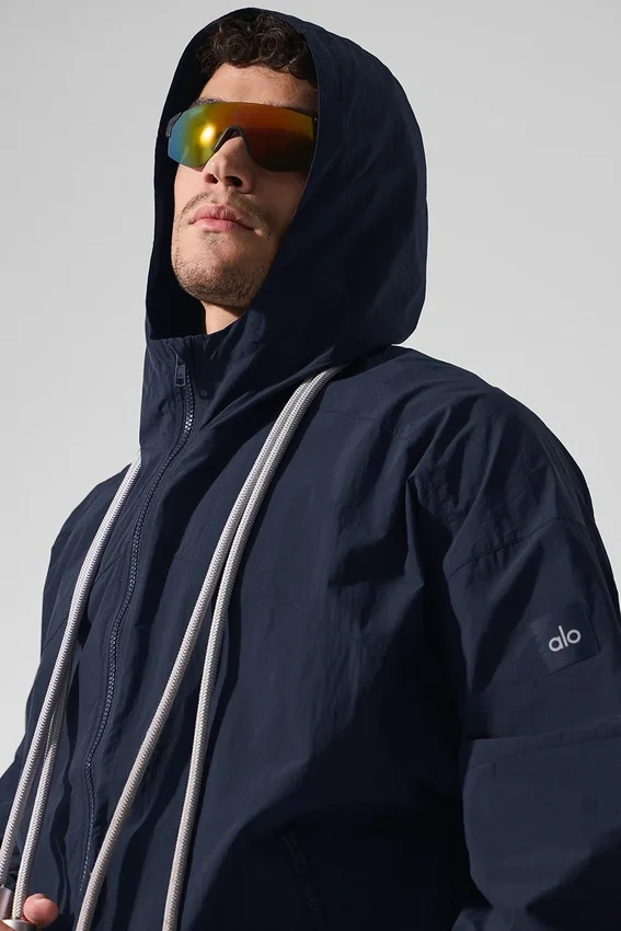Vantage nylon ripstop-treningsjakke – Navy