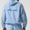 Vantage nylon ripstop-treningsjakke – Seashell Blue