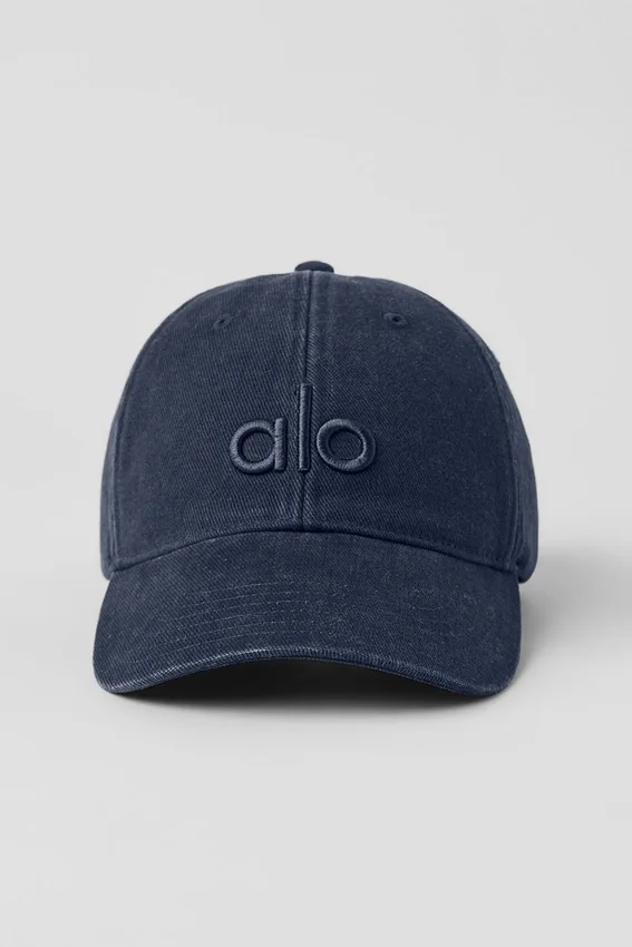 Vasket Off-Duty-cap – Vintage Navy