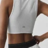 Velvære Rib Flaunt Singleter – Hvit