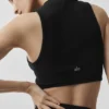 Velvære Rib Flaunt Tank – Svart