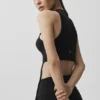 Velvære Rib Flaunt Tank – Svart
