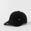 Velvet Off-Duty Cap – Svart