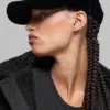 Velvet Off-Duty Cap – Svart