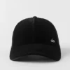 Velvet Off-Duty Cap – Svart