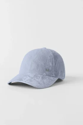 Velvet Off-Duty Cap – Winter Frost