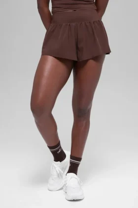 Victory løpeshorts – Brownstone