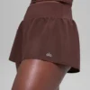 Victory løpeshorts – Brownstone