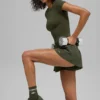 Victory løpeshorts – Green Olive