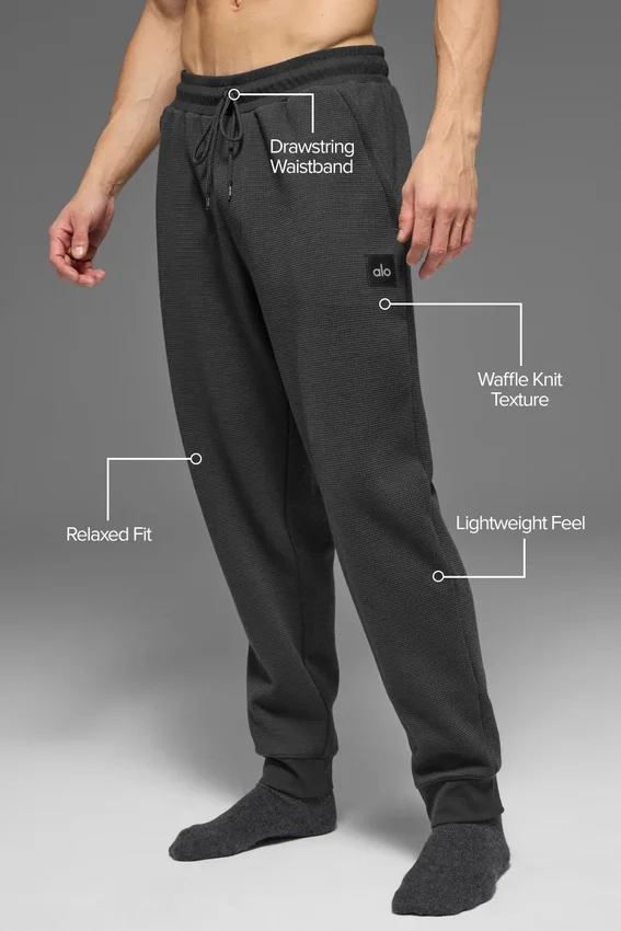 Waffle Lounge Jogger – antrasitt