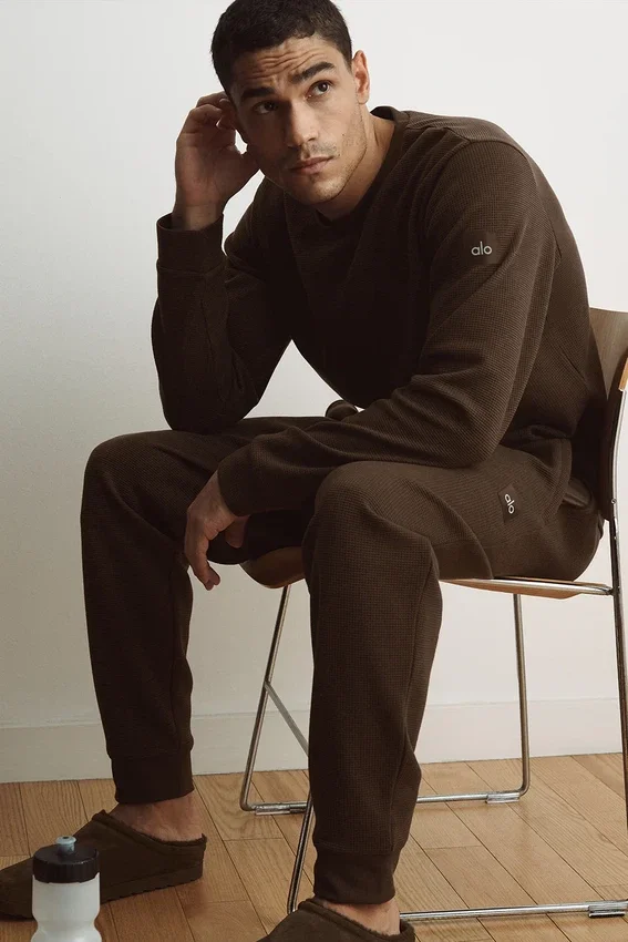 Waffle Lounge Jogger – Espresso