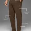 Waffle Lounge Jogger – Espresso