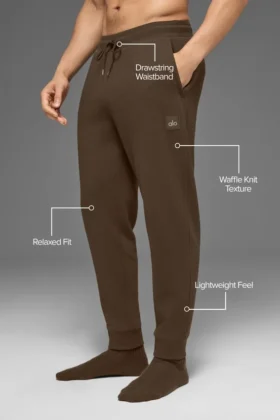 Waffle Lounge Jogger – Espresso