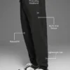 Waffle Lounge Jogger – Svart