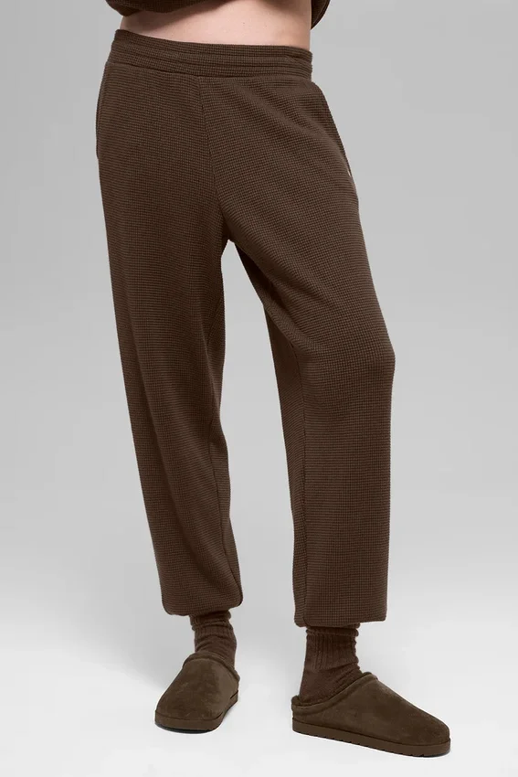 Waffle Weekend Escape Jogger – Espresso