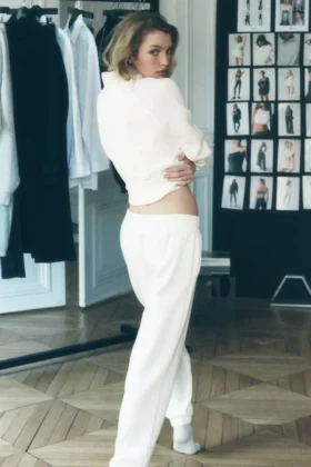 Waffle Weekend Escape Jogger – Ivory