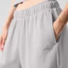 Washed Accolade joggebukser med rette ben – Grey Sky Wash