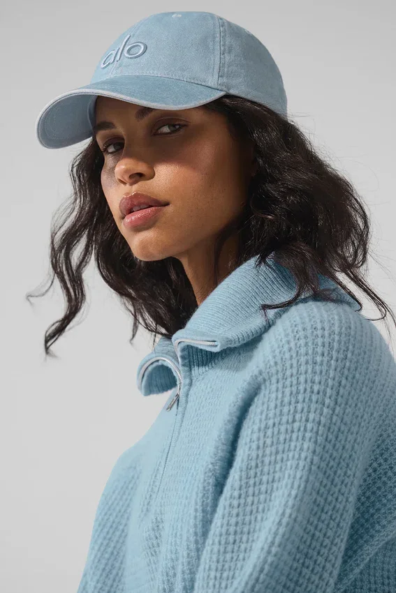 Washed Off-Duty Cap – Light Denim