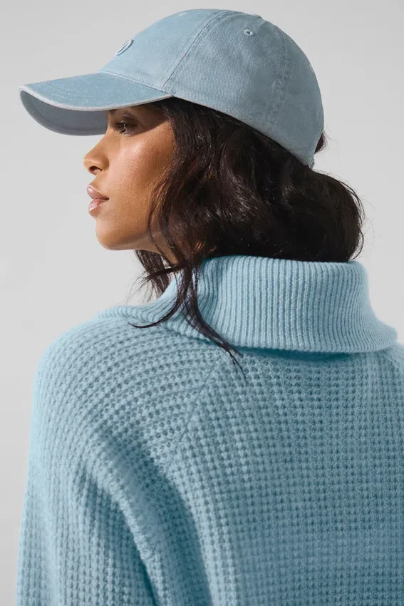 Washed Off-Duty Cap – Light Denim