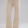 Winter Magic Cashmere Wide Leg Bukser – Birch Heather