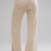 Winter Magic Cashmere Wide Leg Bukser – Birch Heather