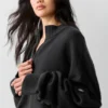 Wool Cashmere New Class 1/4 Zip-gensere – svart