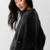 Wool Cashmere New Class 1/4 Zip-gensere – svart