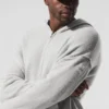 Wool Cashmere New Class Full Zip Hettegensere – Pearl Grey Heather