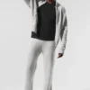 Wool Cashmere New Class Full Zip Hettegensere – Pearl Grey Heather