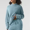 Wool Cashmere New Class-hettegenser – Celestial Blue Granite Heather