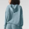 Wool Cashmere New Class-hettegenser – Celestial Blue Granite Heather
