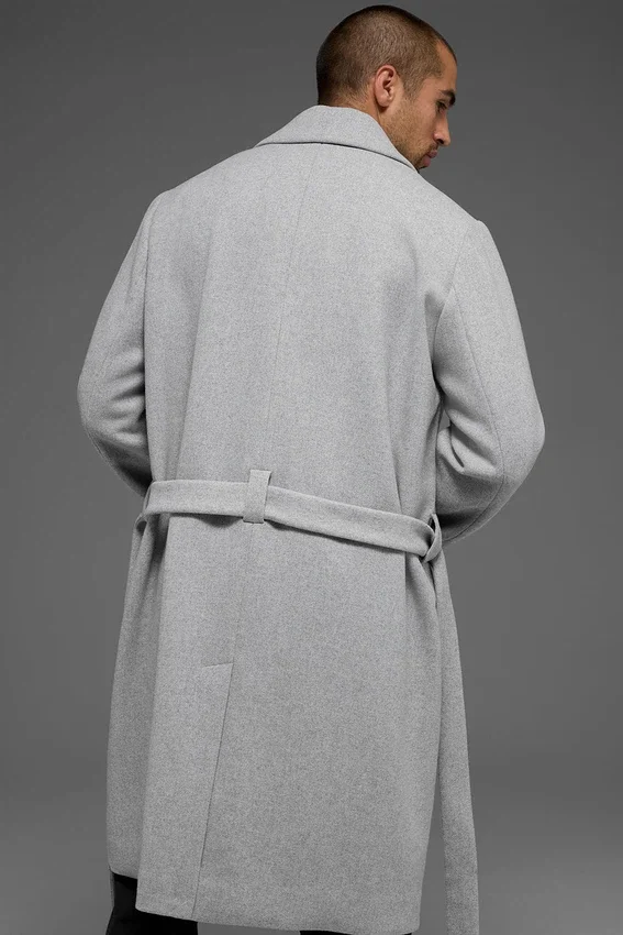 Wool Gameday Overcoat – Athletic Heather Grey